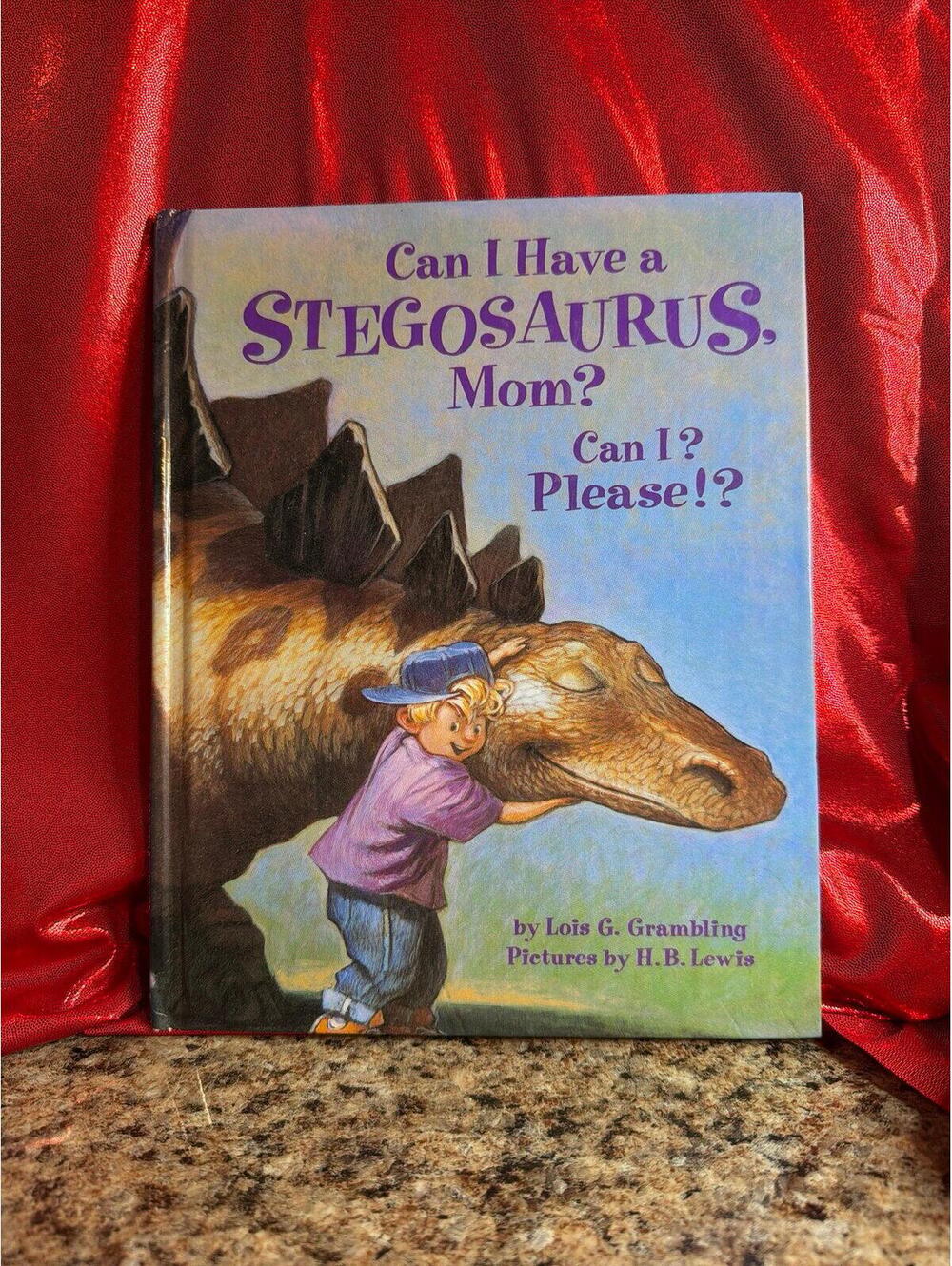 children's book Can I Have a Stegosaurus, Mom? Can I? Please!? by Lois G. Grambl